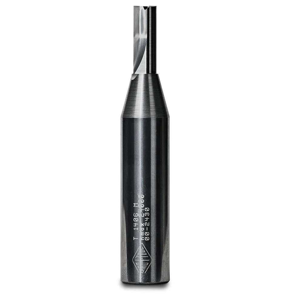 CARBITOOL Router Bit TCT Straight Router 6mm-Diameter 1/2inch -Shank T 1406 M