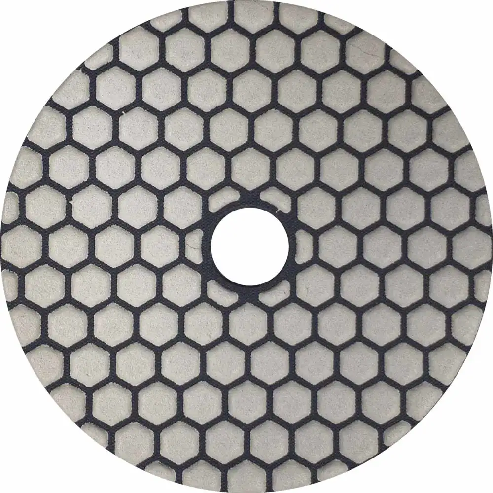 UNITEC 125mm 1500-Grit Hook & Loop Diamond Polishing Pad U-1500DDPP