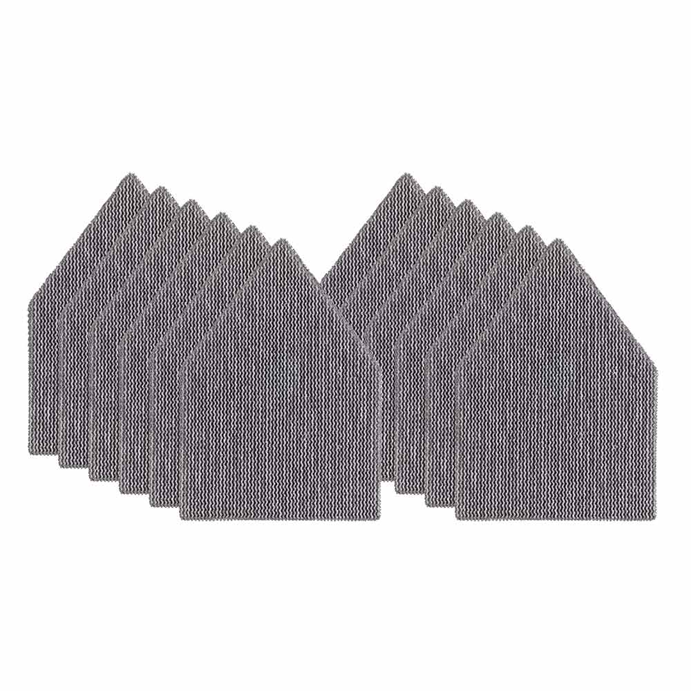 MILWAUKEE 180 Grit H&L Net Pentagon Sandpaper - 12 Pack 48805180