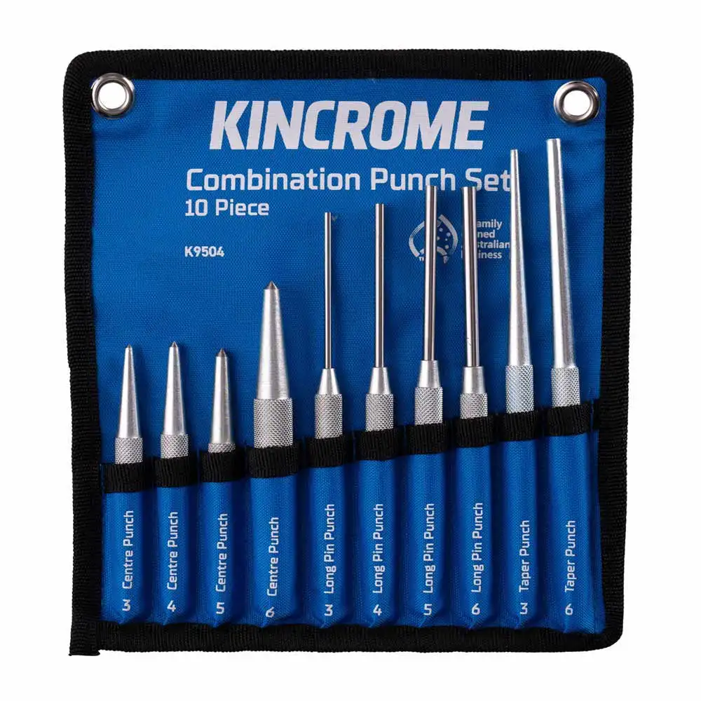 KINCROME Combination Punch Set 10 Piece K9504