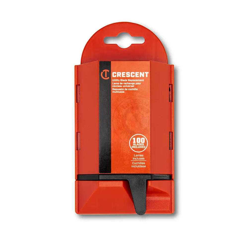 CRESCENT Utility Replacement Blades - 100 Piece RB-UB-100