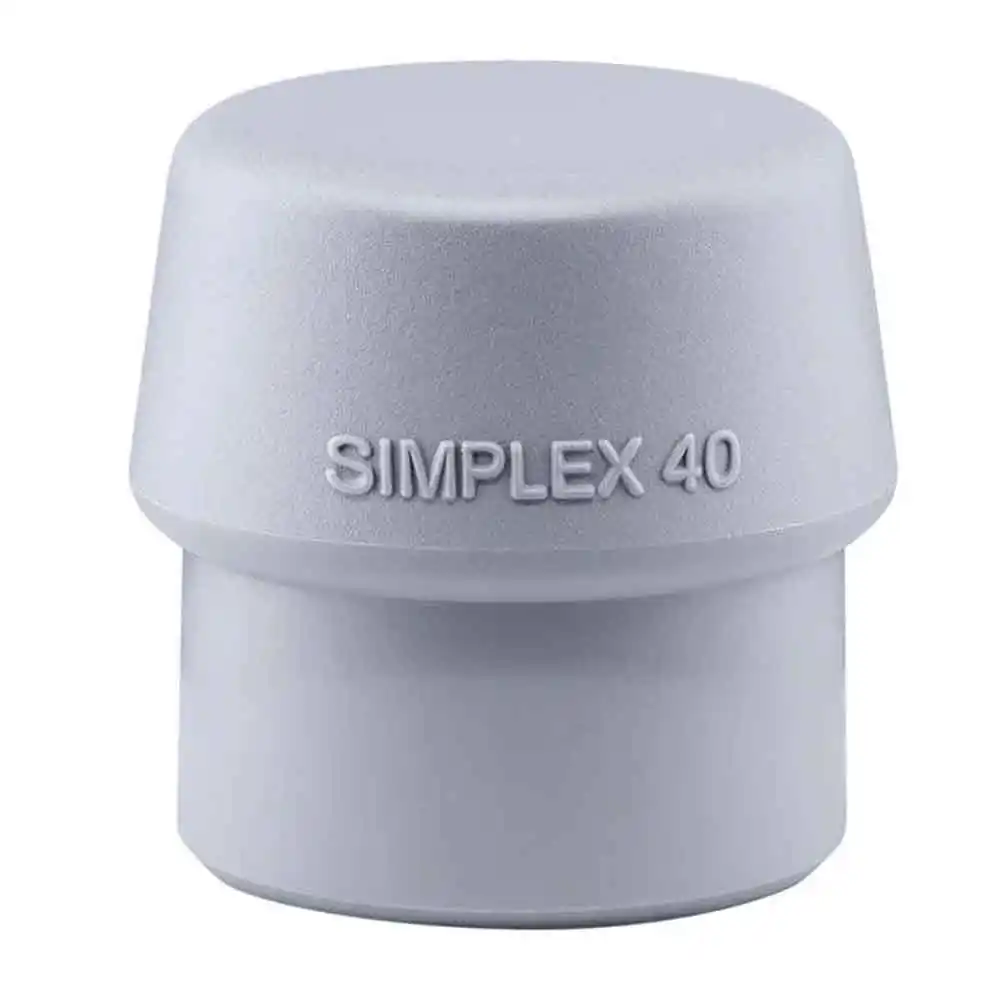 HALDER 1pk 30mm Insert Mallet TPE mid Tips - Grey 3203.03