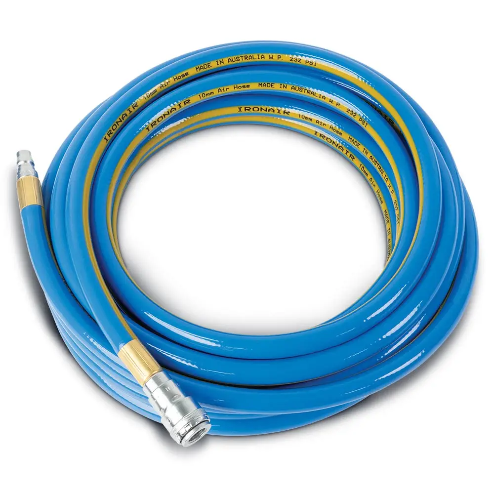 IRONAIR 10mm x 10m Original One Touch Nitto Fittings Air Hose IAHAU10M