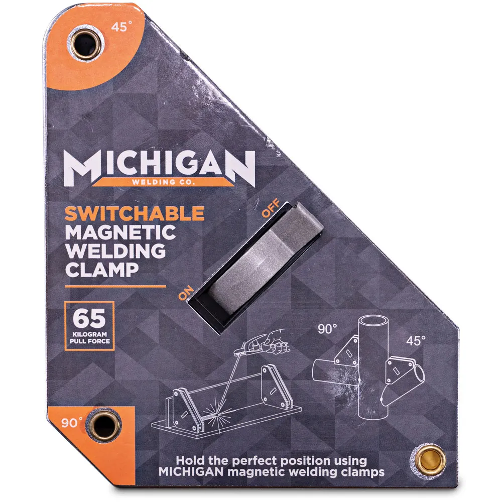 MICHIGAN Multi-Angle 65kgf Switchable Magnetic Welding ClampMMAGSSW65
