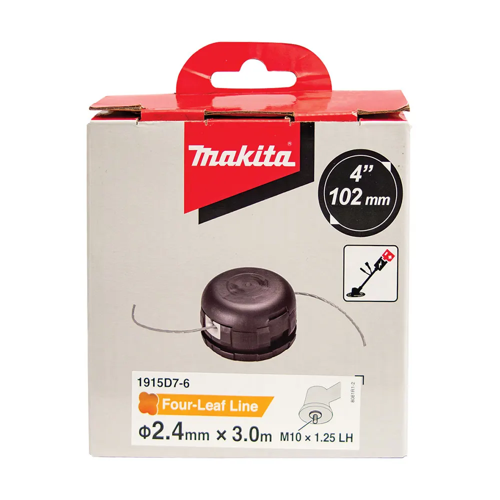 MAKITA M10 x 1.25lht 2.4mm x 3m Nylon Head Line Trimmer 1915D7-6