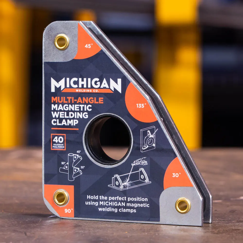 MICHIGAN Multi-Angle 40kgf Magnetic Welding Clamp MMAGMUL401