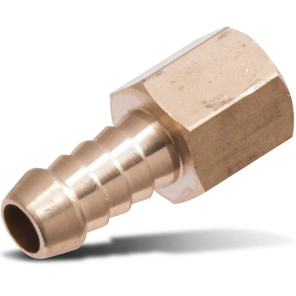 SONSBEEK Brass 1/2inch Hose Barb - 3/8inch BSP Female Thread 110TF0806B