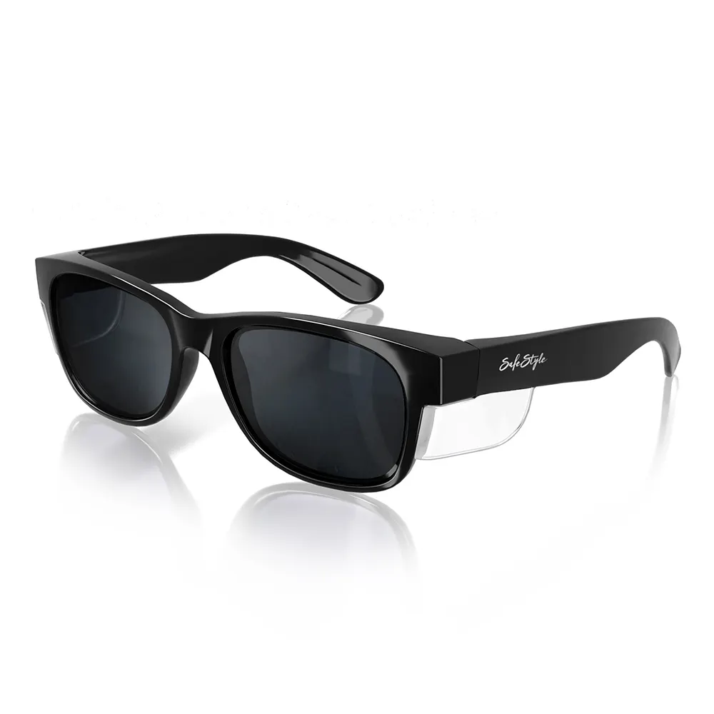 SAFESTYLE Classics Black Frame Polarised UV400 Lens Safety Glasses CBP100