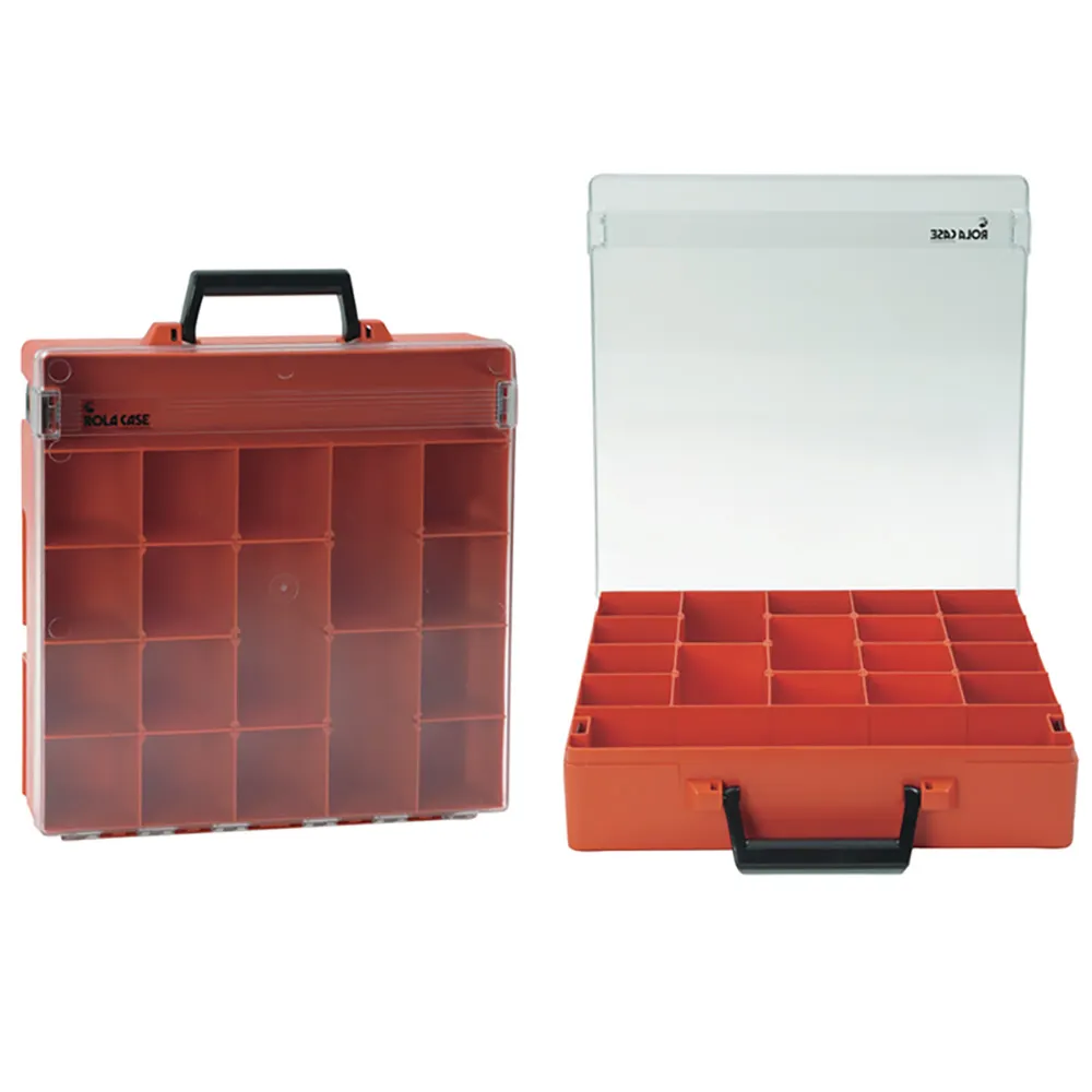 ROLACASE 370x370x85mm Storage Case with Clear Lid ROLRC001/CL