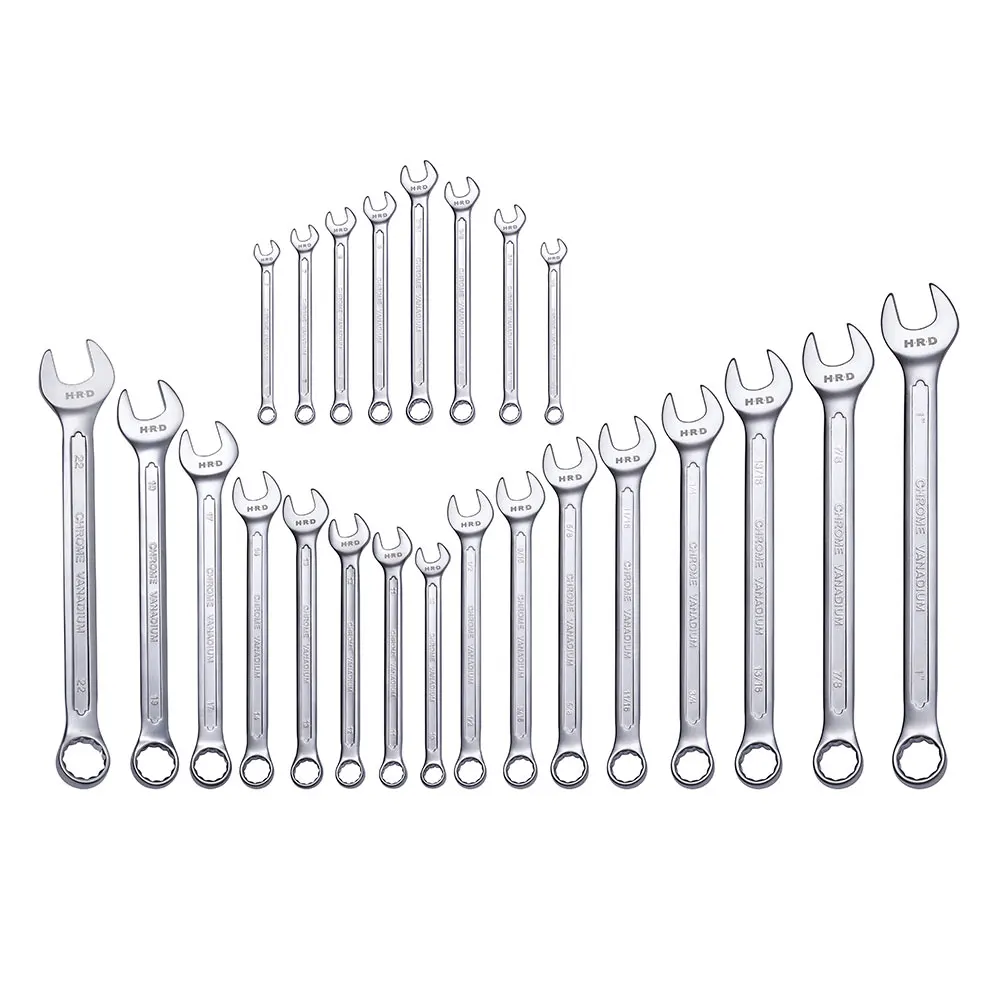 HRD 24 Piece 6-22mm Ring & Open End Spanner Set HCSSM24