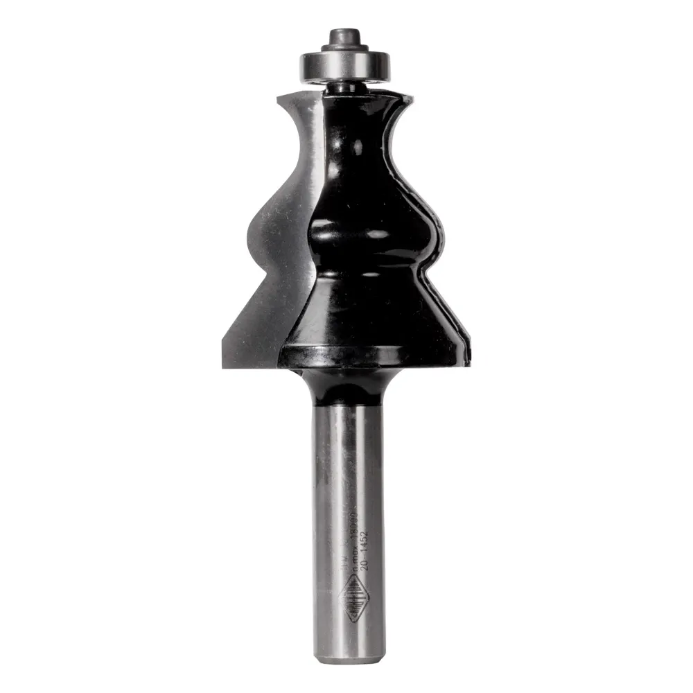 CARBITOOL Router Bit TCT Face Moulding 1.3/4inch -Diameter 1/2inch -Shank TFM 32 B 1/2