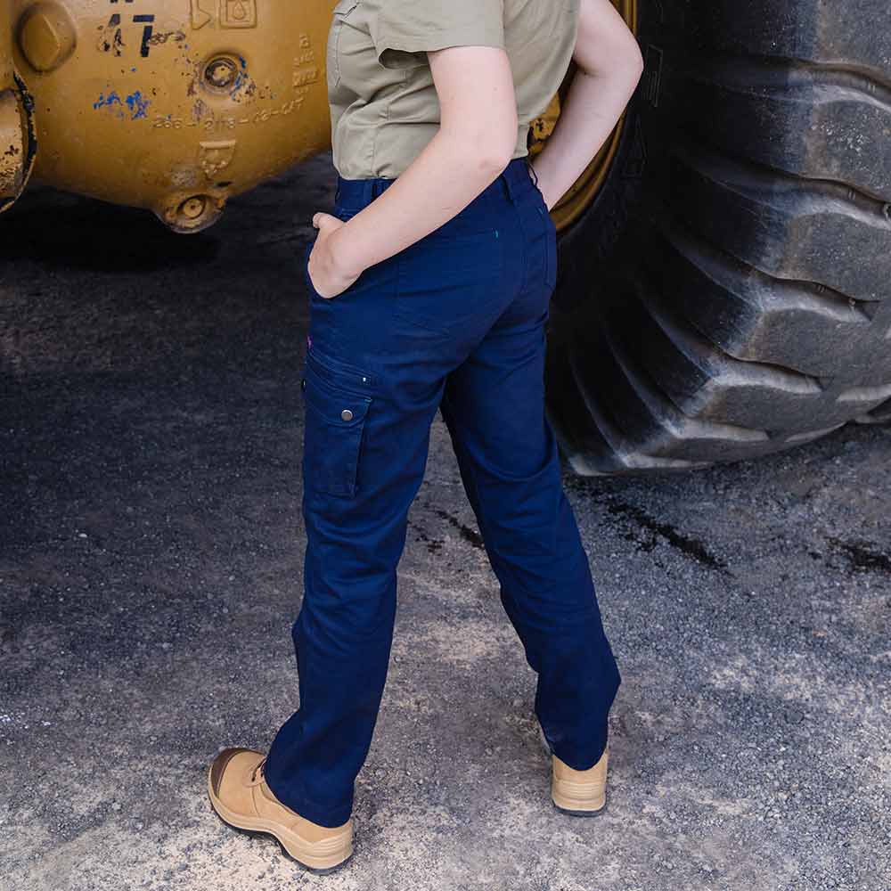 GREEN HIP Mid Rise Pants Give Cargo Navy Blue P-GCAR-B 06