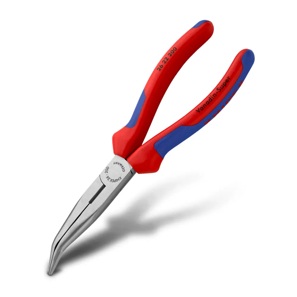 KNIPEX 200mm Snipe Nose Side Cutting Pliers 2622200SB