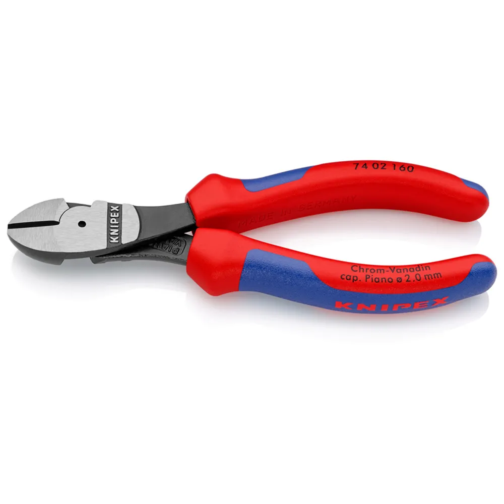 KNIPEX 160mm High Leverage Diagonal Cutting Plier 7402160SB