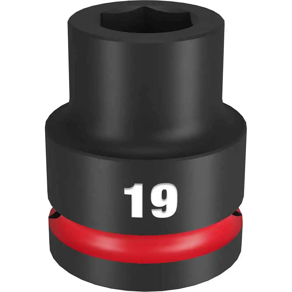 MILWAUKEE SHOCKWAVE 3/4" Drive 19mm Standard 6 Point Impact Socket 49666357