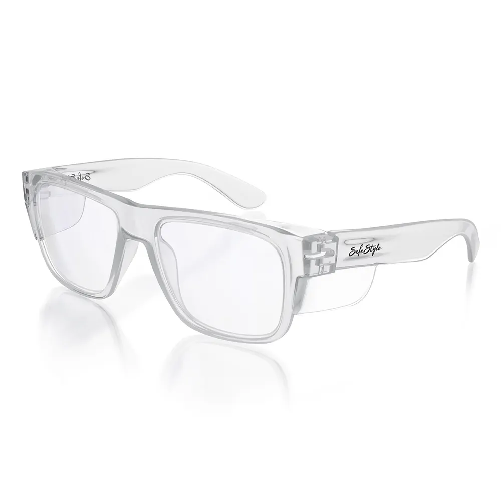 SAFESTYLE Fusions Clear Frame Clear Lens UV400 FCC100