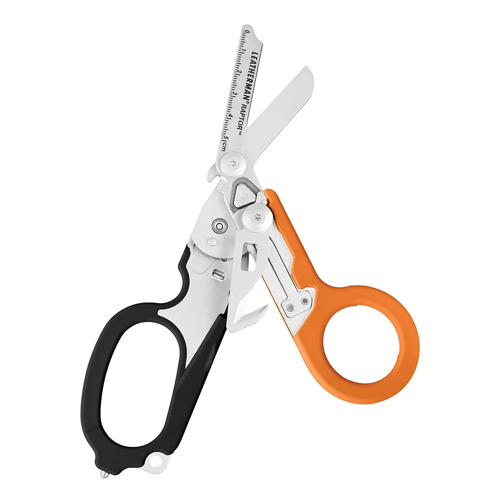 LEATHERMAN INC 6 Built-In Ems Tools Orange Black Handles - Box YL832170