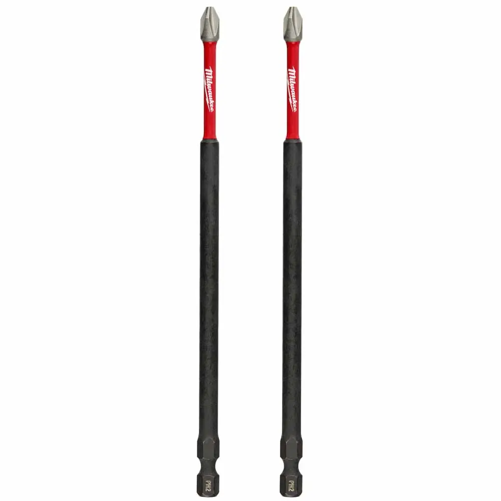 MILWAUKEE SHOCKWAVE Power 150mm (6") Phillips #2 Screwdriver Bit - 2 Piece 48324902