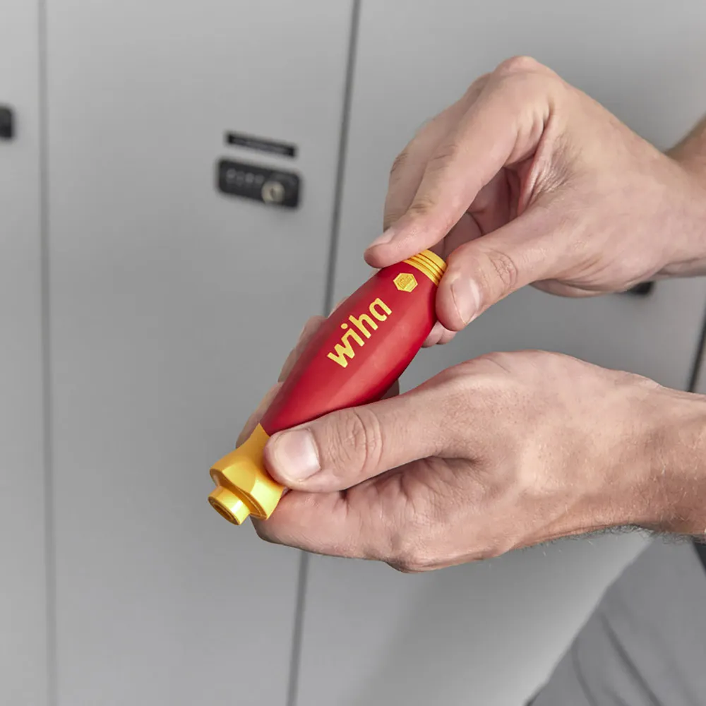 WIHA 4in1 VDE Magazine Style SlimBit Screwdriver Set 45296