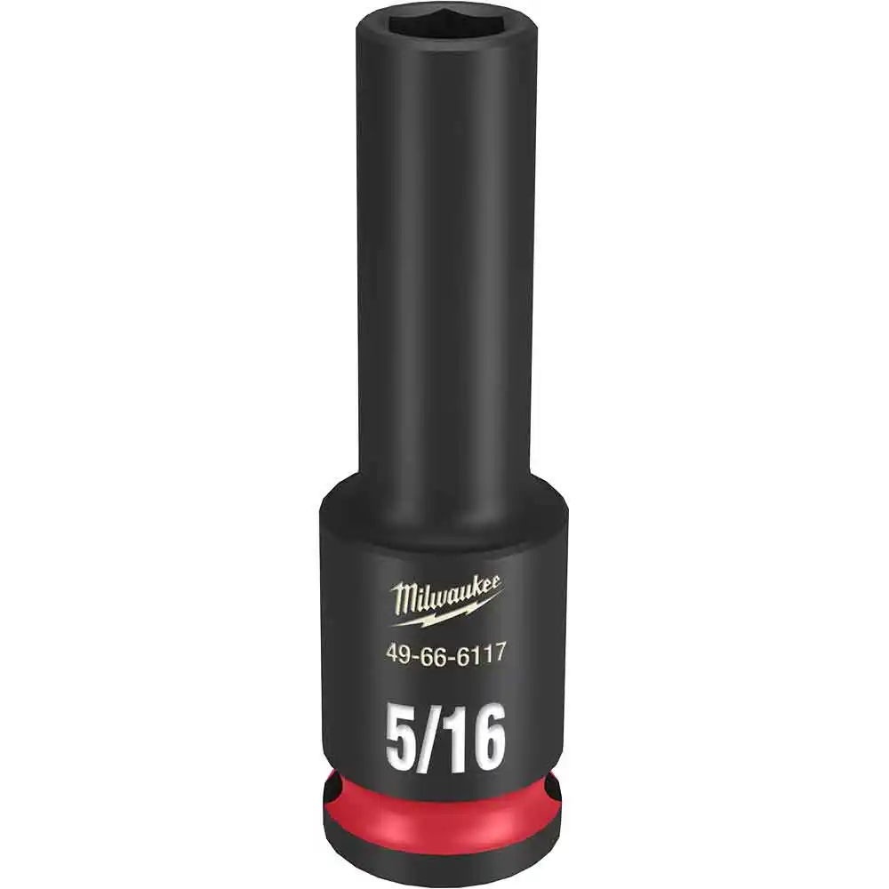 MILWAUKEE SHOCKWAVE 3/8" Drive 5/16" Deep 6 Point Impact Socket 49666117