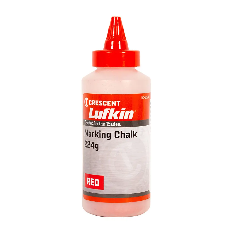 CRESCENT LUFKIN Red Marking Chalk 224Gm LCRD224