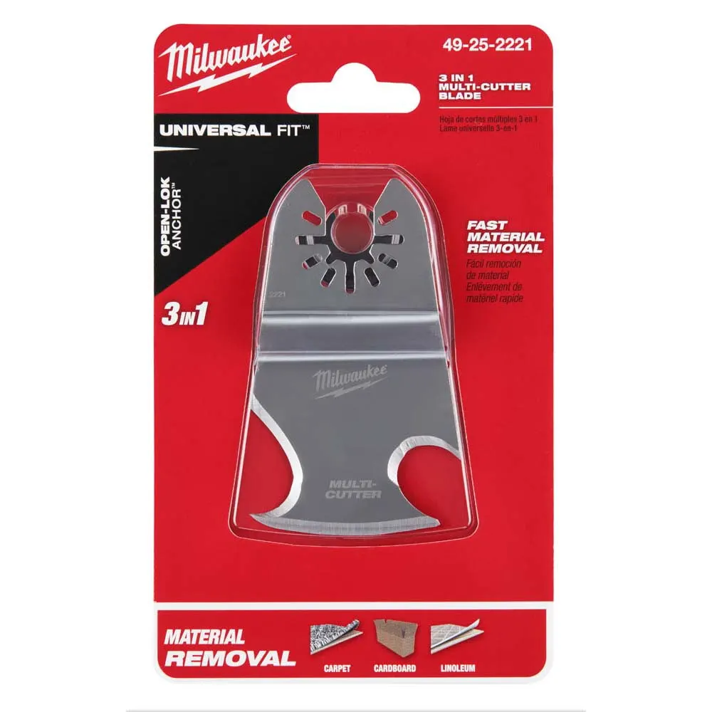 MILWAUKEE 3-in-1 Open Lok Multi-Cutter Scraper Blade 49252221