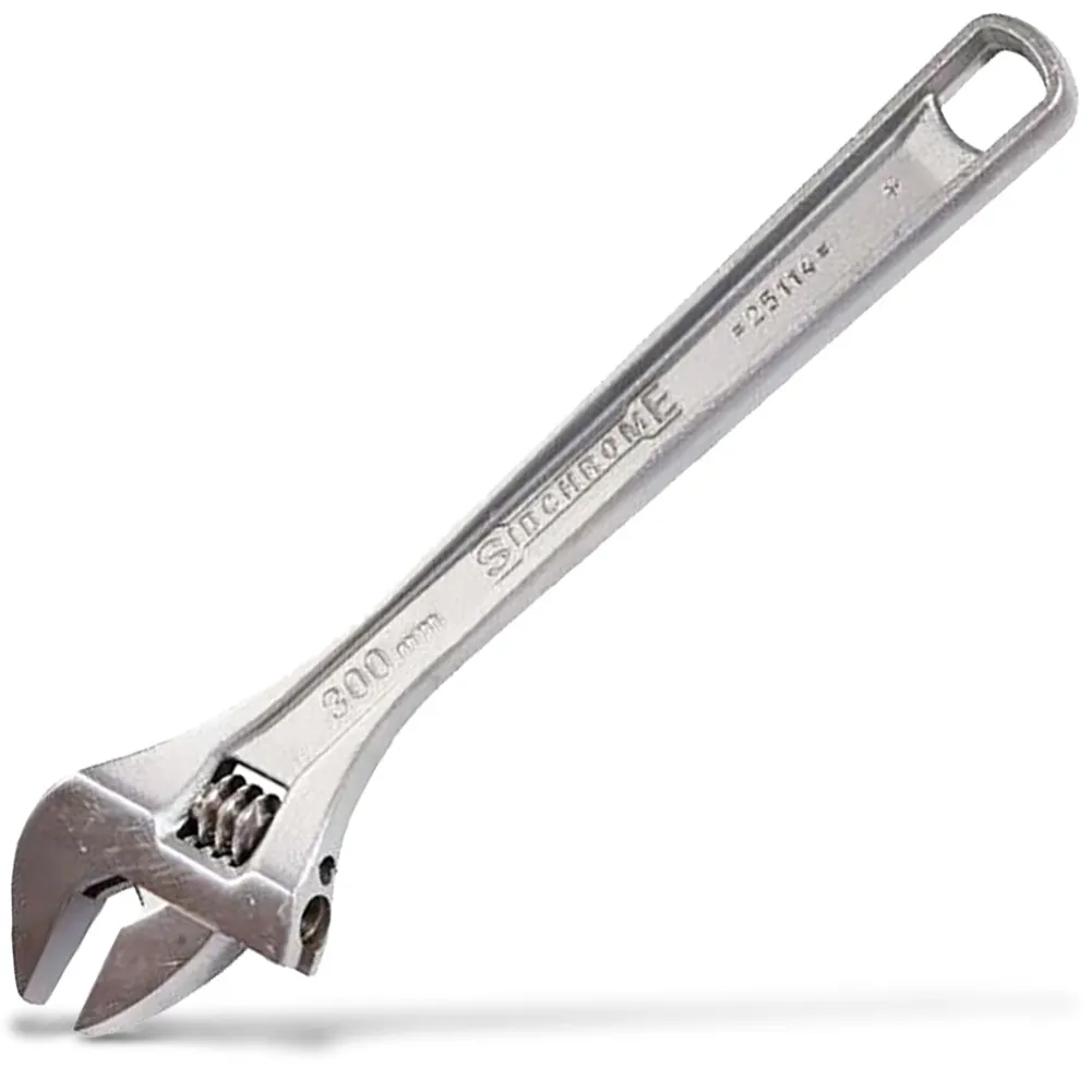 SIDCHROME 100mm Premium Chrome Plated Adjustable Wrench