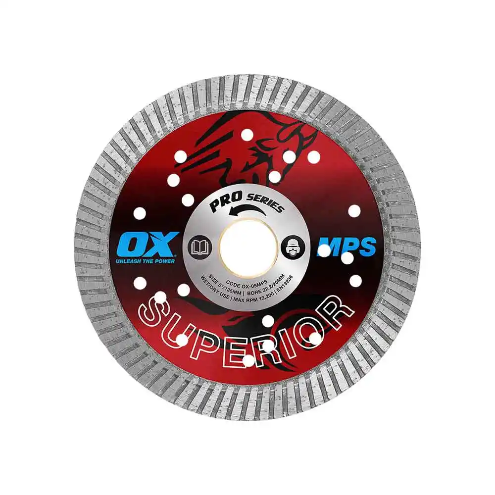 OX 125mm Turbo Diamond Blade for General Purpose Cutting OX-05MPS