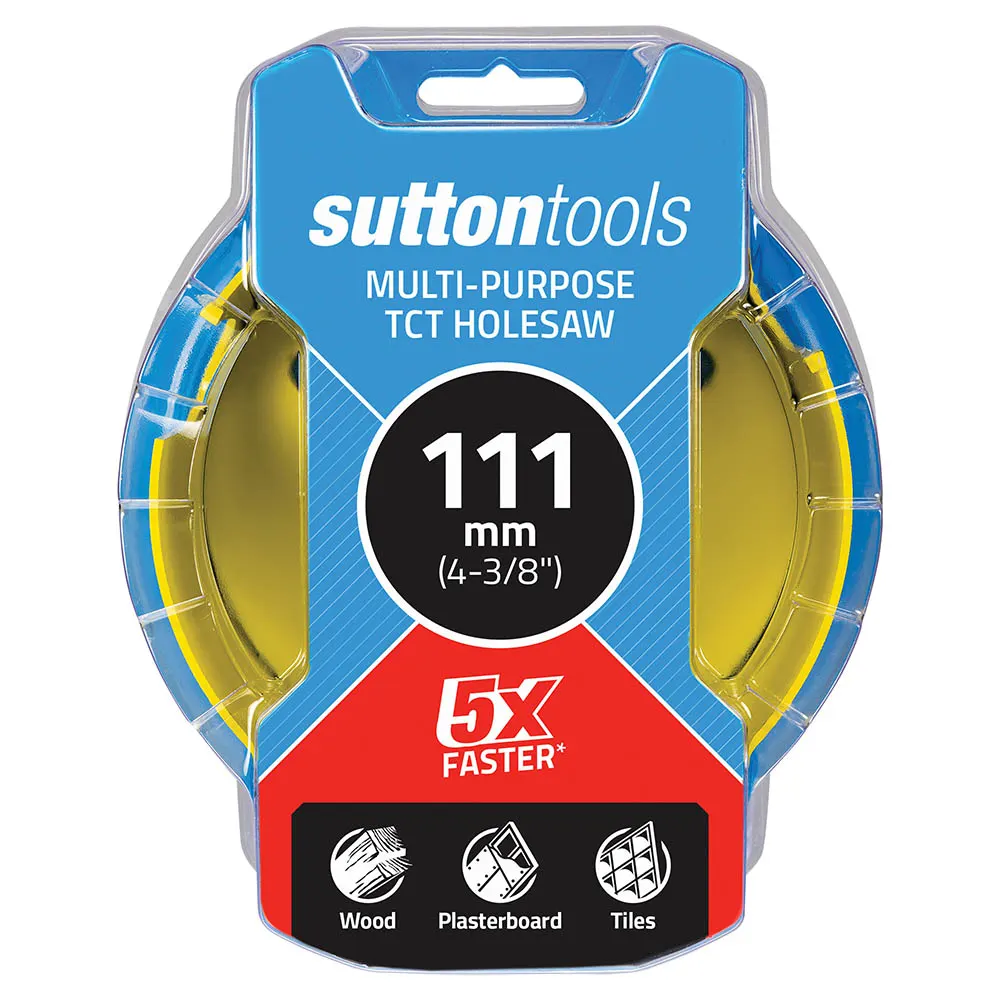 SUTTON 111mm (4-3/8inch) TCT Multi-Purpose Holesaw