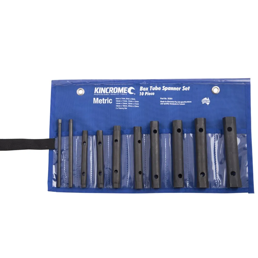 KINCROME Tube Spanner Set - 10 Piece 25301
