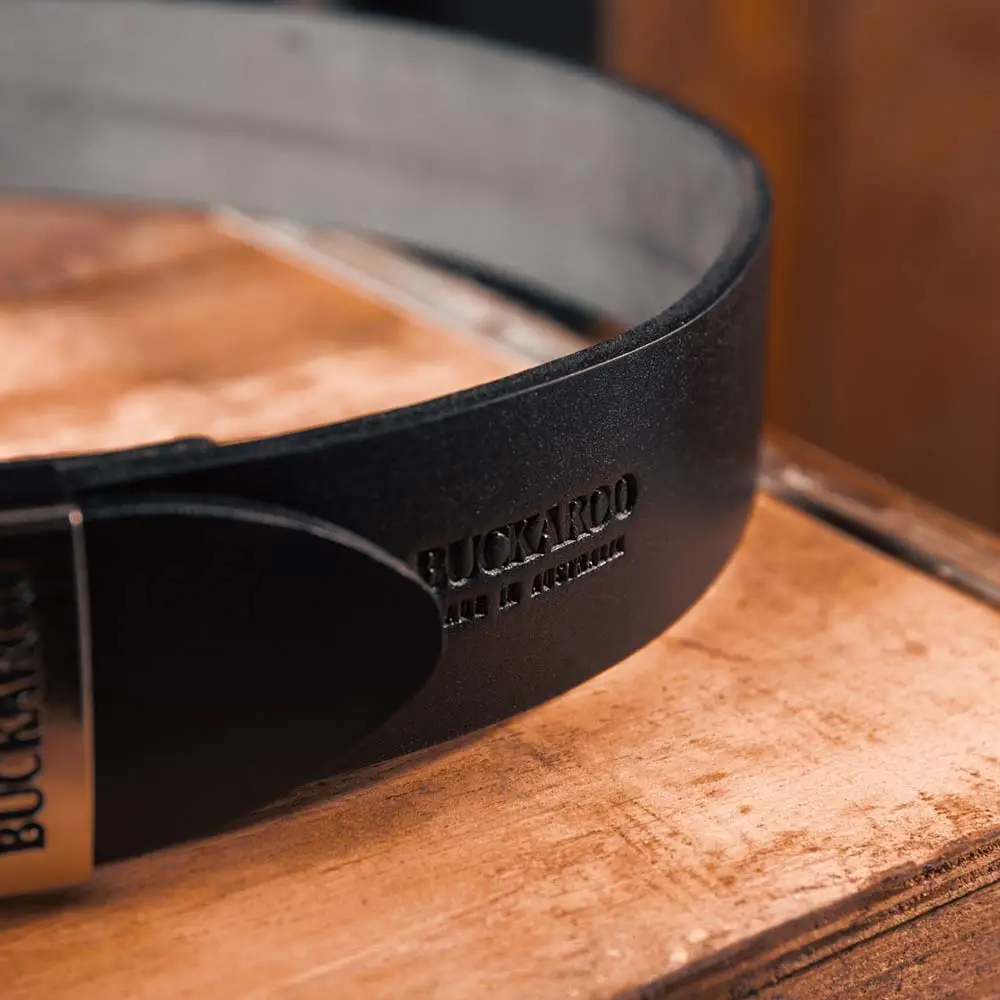 BUCKAROO 50mm Premium Leather Tool Belt WB50