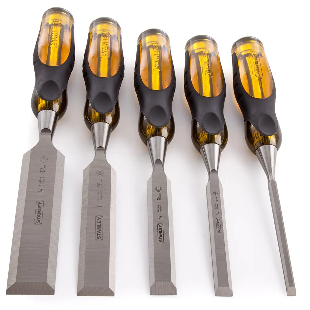 STANLEY FATMAX Thru Tang Wood Chisel Set - 5 Piece 2-16-269