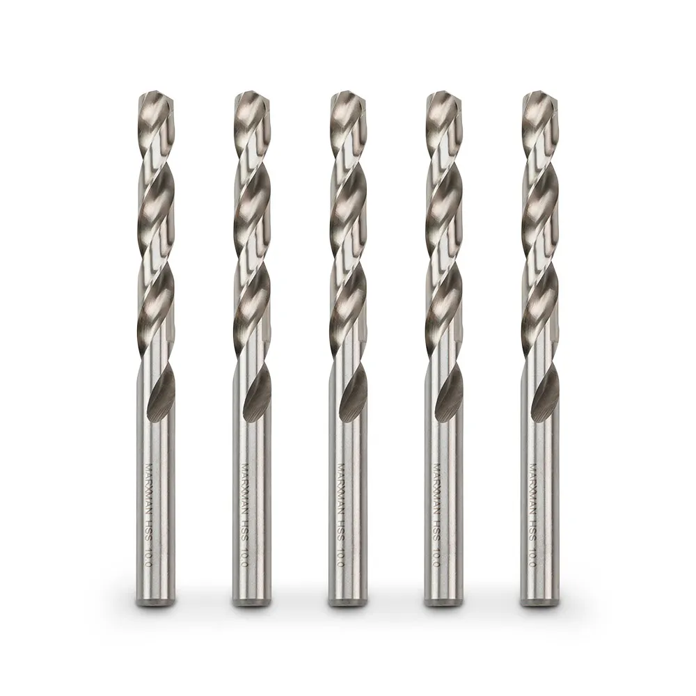MARXMAN 10.0 x 132mm HSS Metal Jobber Drill Bit 5 Piece MHSS10MM5PC