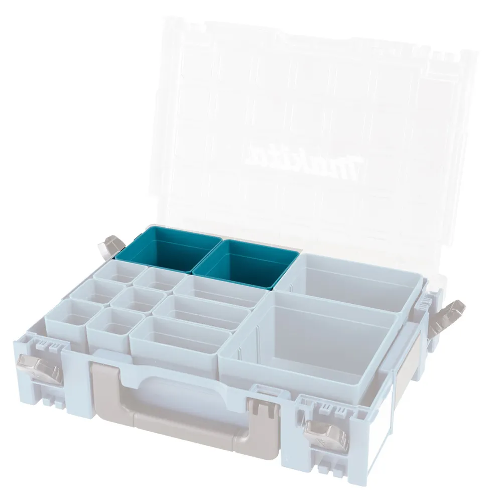 MAKITA Makpac Organiser 100 x 100mm Tub 3 Suits 191X84-4 191X95-9