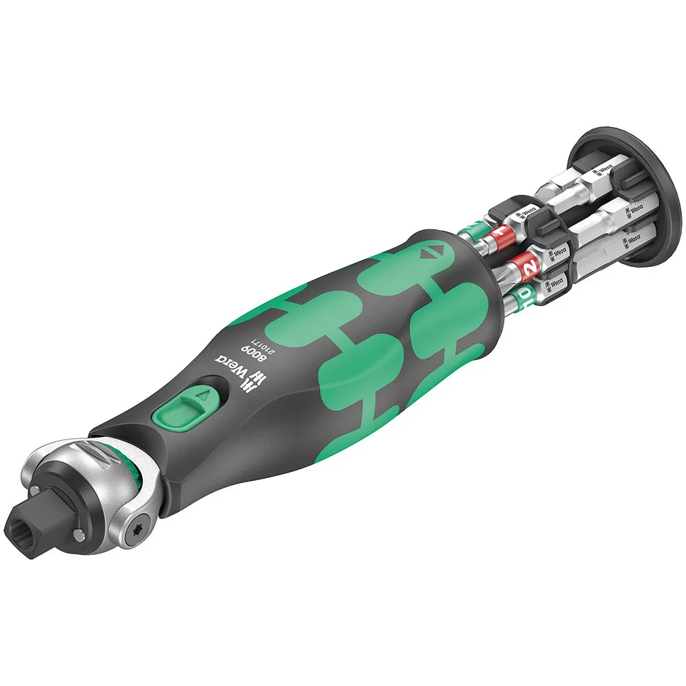 WERA 8009 ZYKLOP AF, 2X PH,2X PZ, 4X TX,4X HX Screwdriver Multi-Bit Set - 13 Piece WER004282