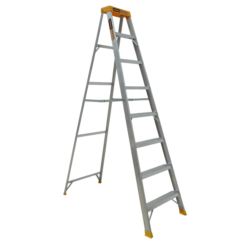 GORILLA 2.4m Pro-Lite 8 Step Aluminium Single Sided Ladder M008-PRO