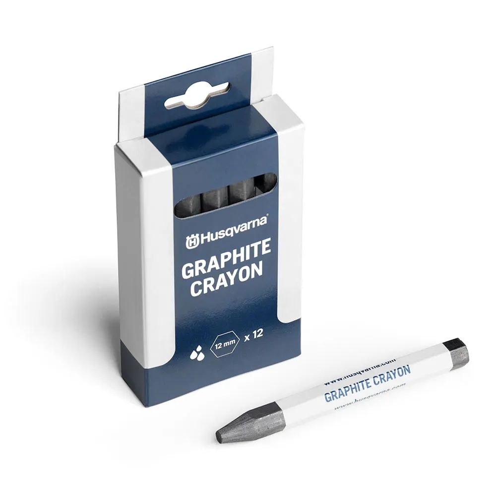 HUSQVARNA 12 x 120mm Crayon Graphite - 12 Pack 593975501