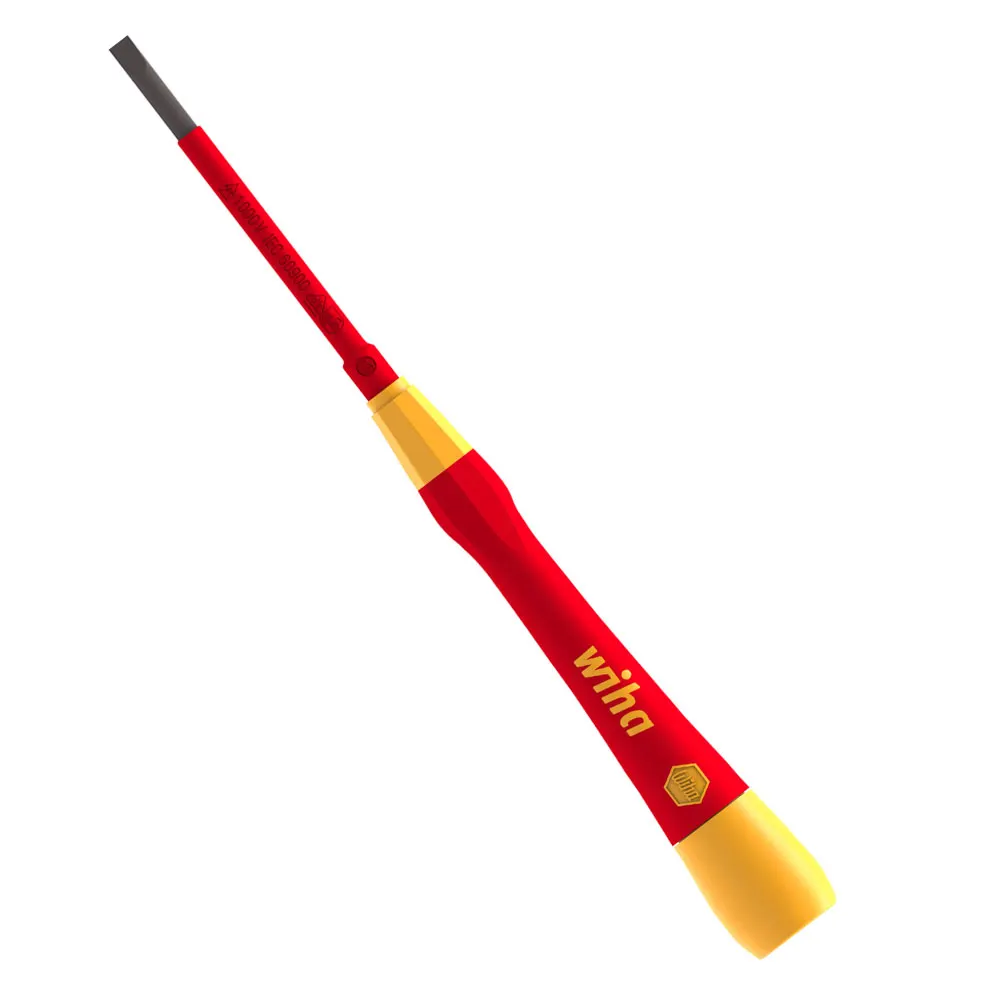 WIHA VDE 3.5X60mm PicoFinish Slotted Screwdriver 44540