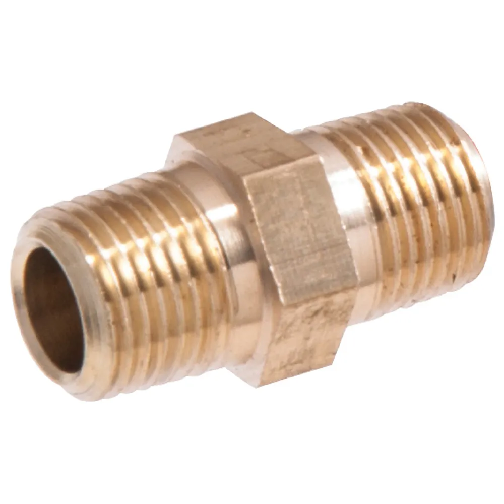 SONSBEEK NIPPLE 3/4inch -1/4inch BSP M-M HEX, BRASS