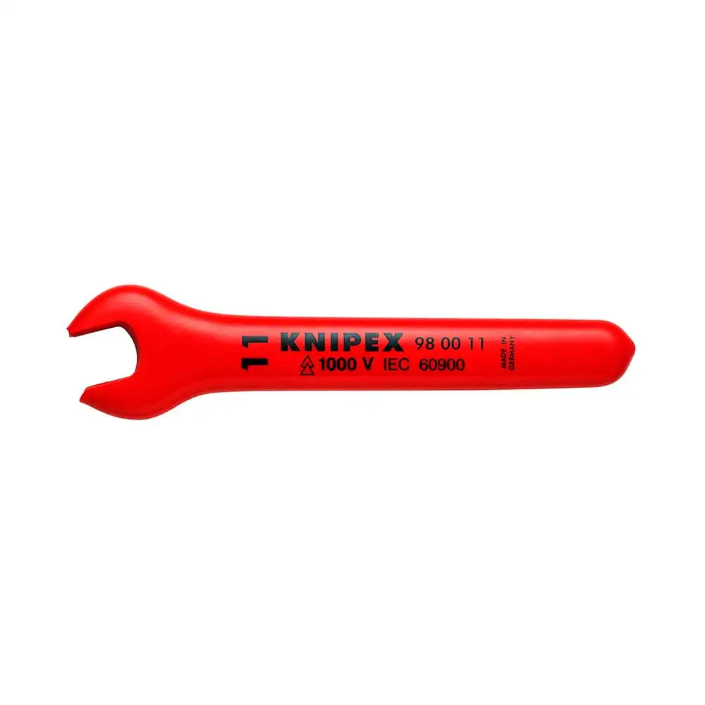 KNIPEX 1000V 11mm Insulated Open-End Spanner 980011