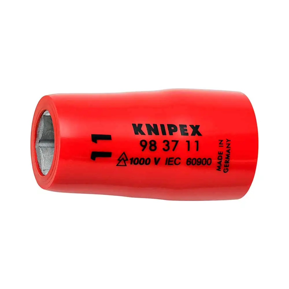 KNIPEX 11mm 3/8inch 1000V- Drive Insulated Hex Socket 983711