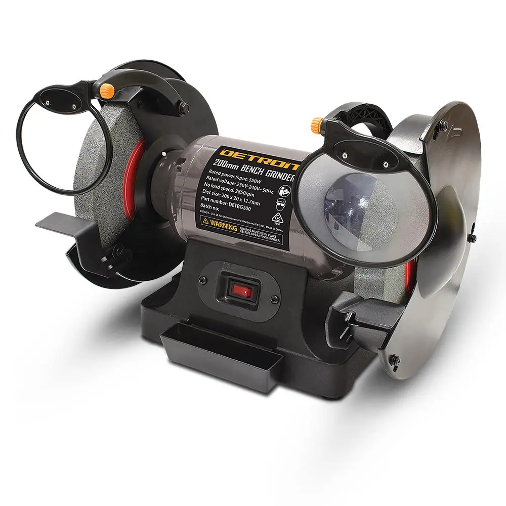 DETROIT 550W 200mm Bench Grinder DETBG200