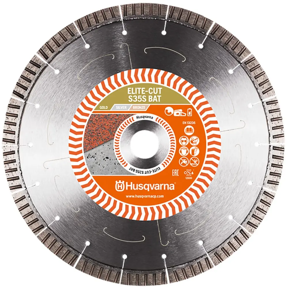 HUSQVARNA 230 x 22.2mm Segmented Diamond Blade for Concrete Cutting