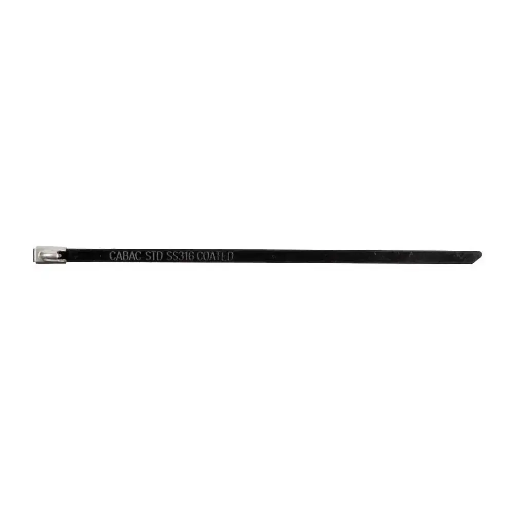 CABAC 360 X 7.9mm HD Stainless Steel 316 Coated Cable Tie - 100 Piece STFC360-HD-316S