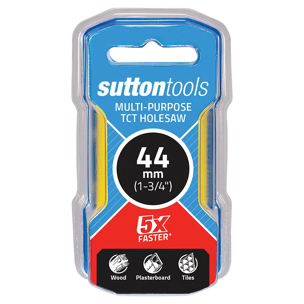 SUTTON 44mm (1-3/4inch) TCT Multi-Purpose Holesaw