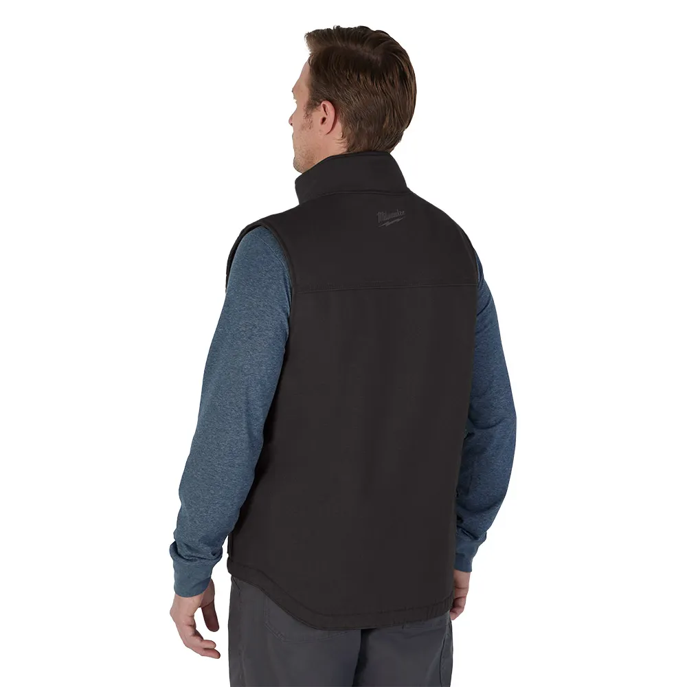 MILWAUKEE GRIDIRON Sherpa Lined Vest - Black 801B