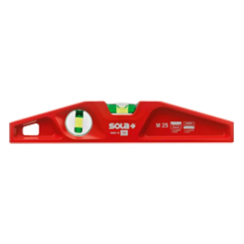 SOLA MM 25 25cm Die Cast Spirit Level 1330101