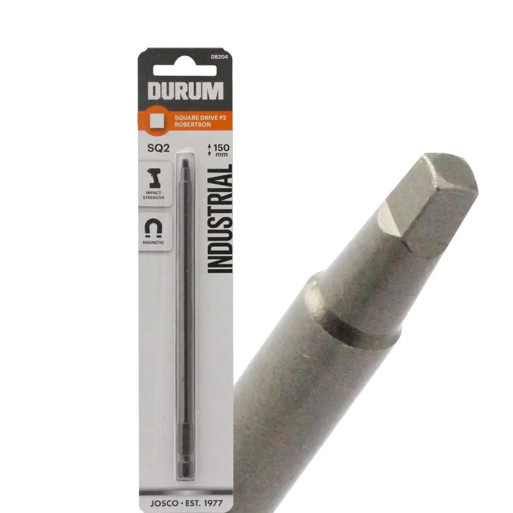 DURUM R2 x 150mm Robertson/Square Power Screwdriver Bit