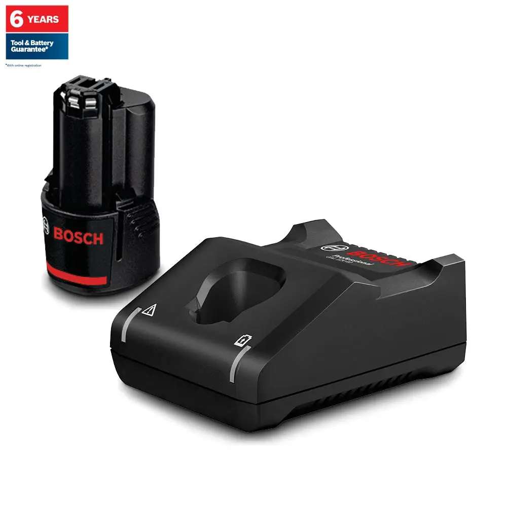 BOSCH 12V 2.0Ah Battery and Charger Starter Kit 0615990GA6