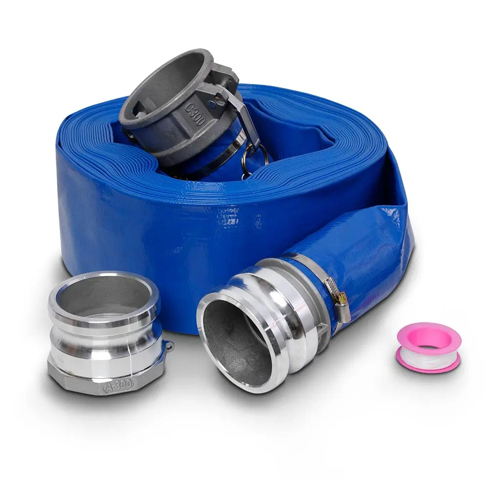 SABER 20m x 75mm Water Pump Discharge Hose SABDIS7520ACE